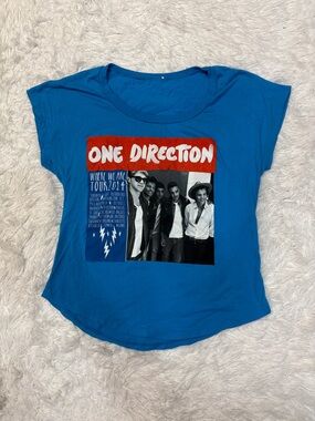 One Direction Where we Are Tour 2014 Blue T-Shirt